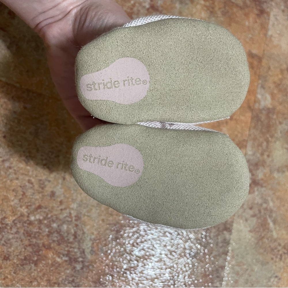 Stride Rite Tan Baby Shoes